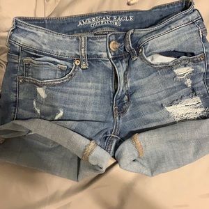 American Eagle Midi Super Super Stretch Shorts